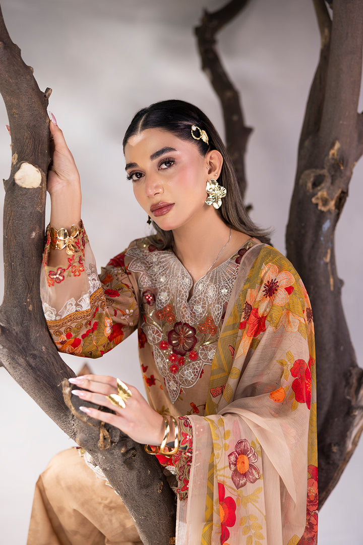 SORELLE– Printed Luxury Pret (3Pcs)