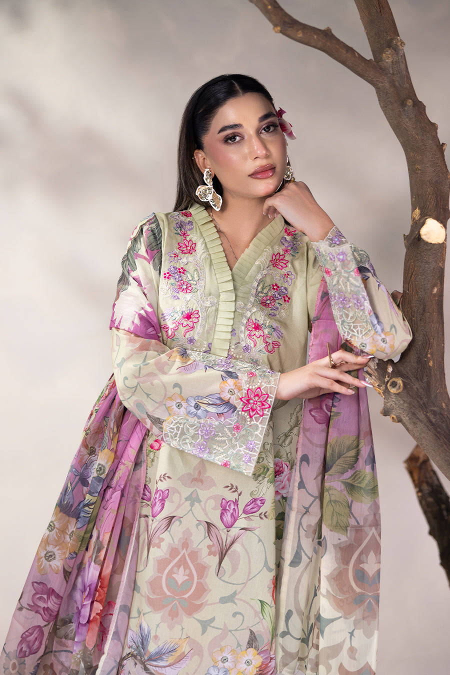 RAYA – Printed Luxury Pret (3Pcs)