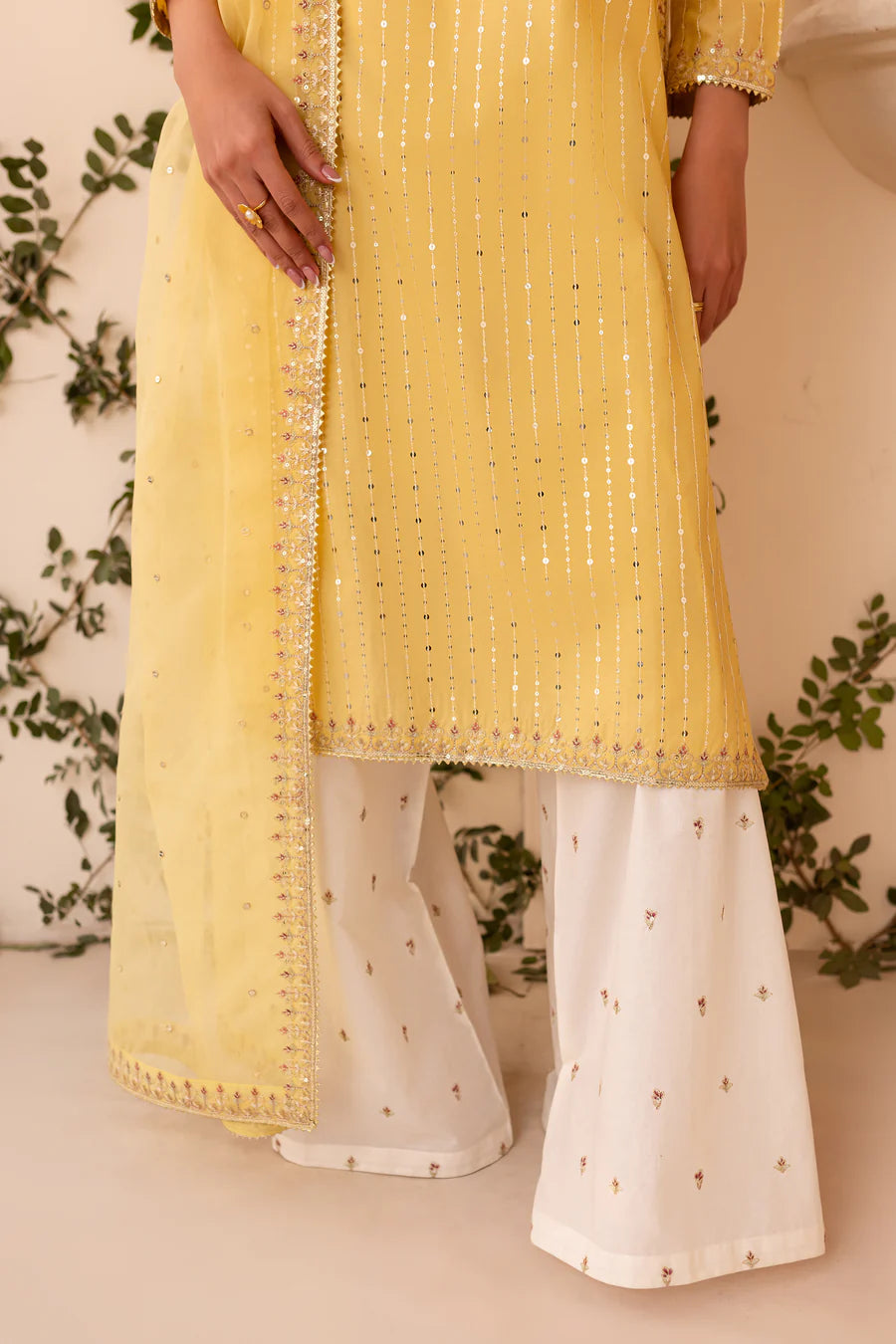 Ziya - 3 PC Embroidered Dress