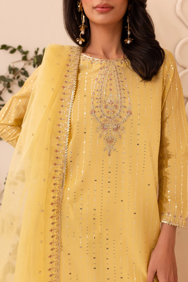 Ziya - 3 PC Embroidered Dress