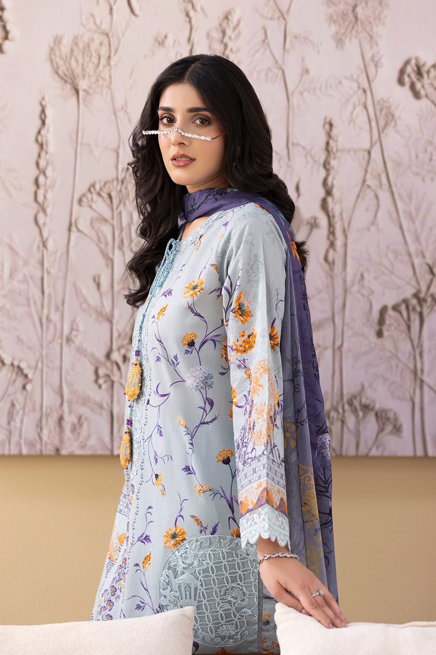 SKY – Printed Luxury Pret (3Pcs)