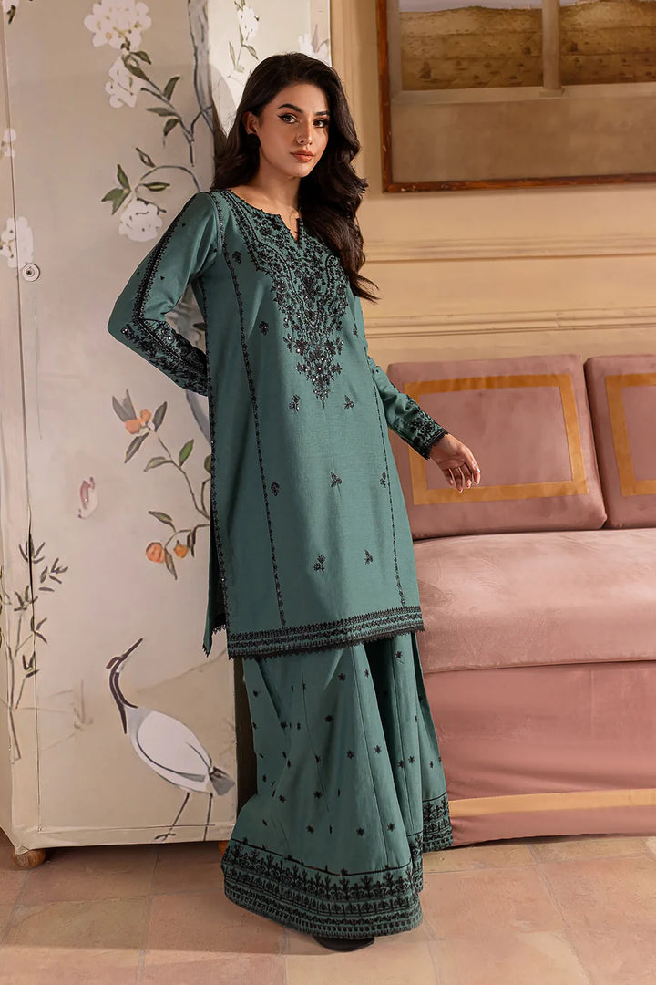 Virsa - 2 PC Embroidered Dress