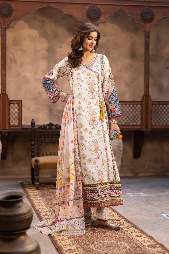 Zari - Cambric Frock (3PC)