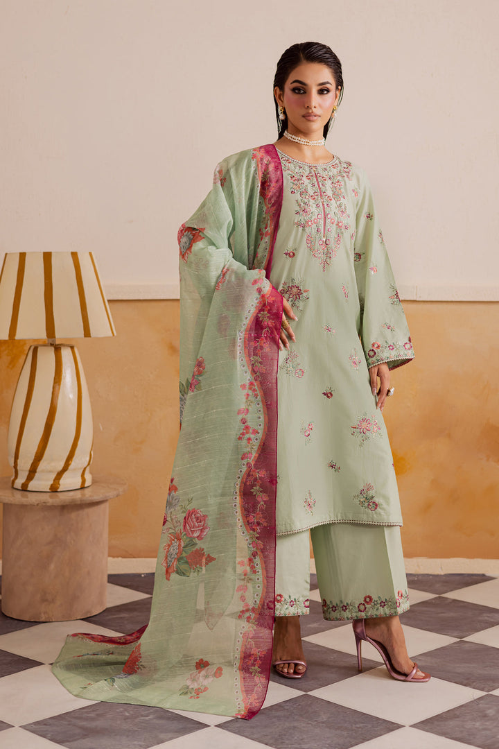 Sahar 3Pc – Embroidered Dress