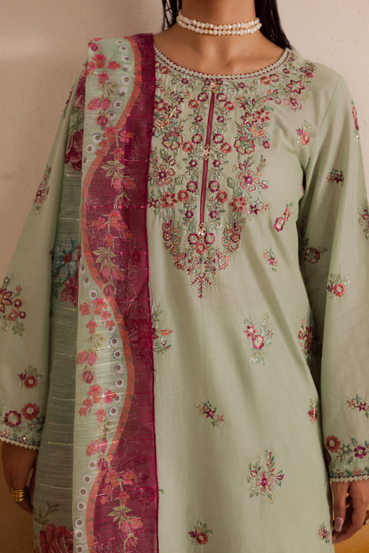 Sahar 3Pc – Embroidered Dress