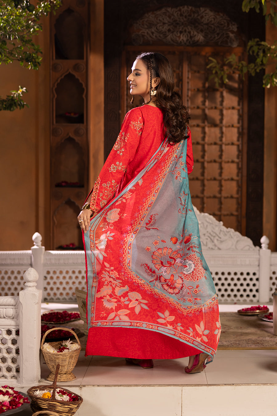 Diya - Cotton Cambric Frock (3PC)