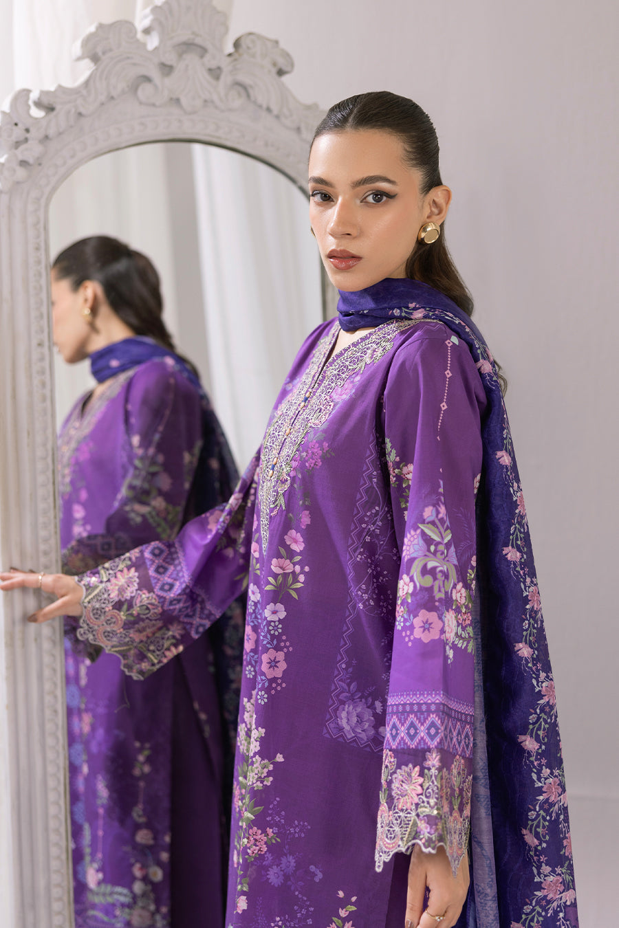 Zinnia- Printed Luxury Pret(3Pcs)
