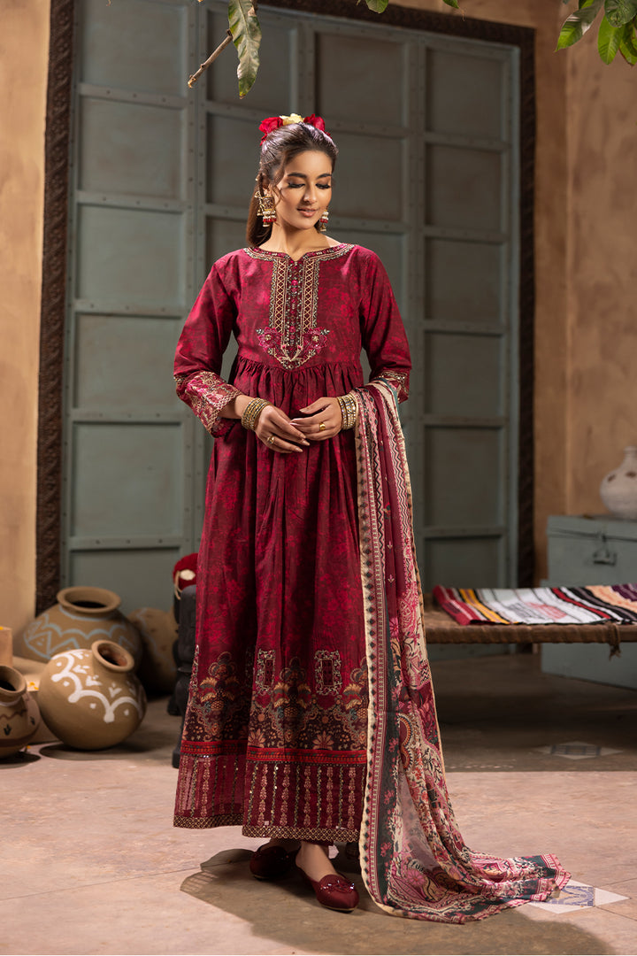 Inara - Cotton Cambric Frock (3PC)