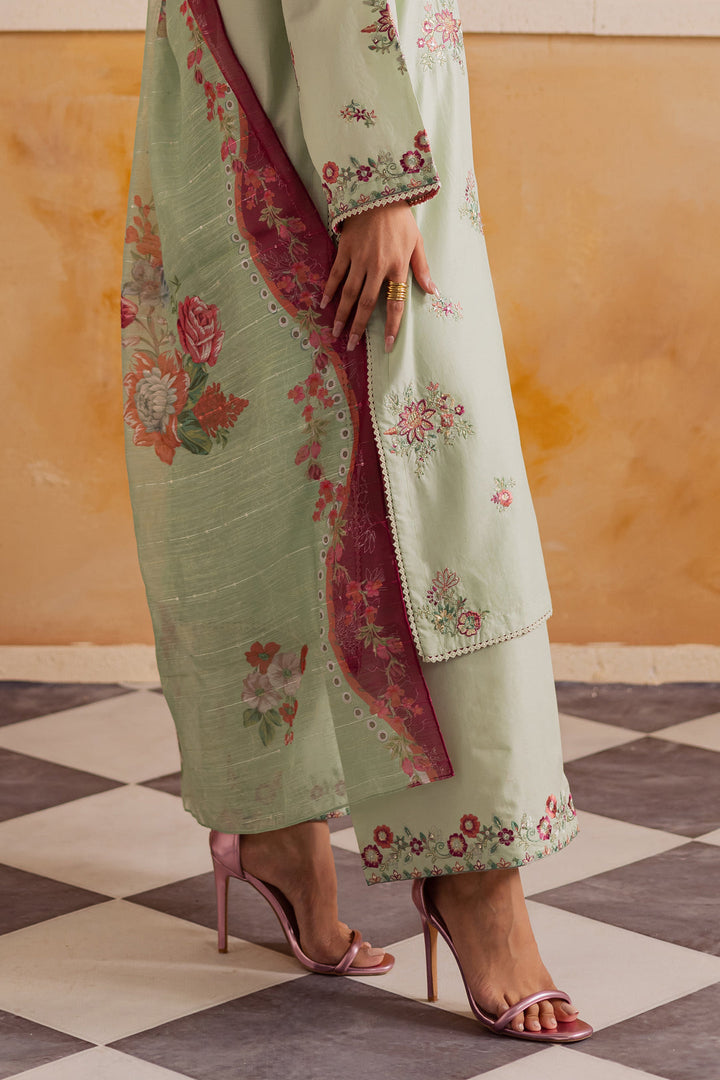 Sahar 3Pc – Embroidered Dress