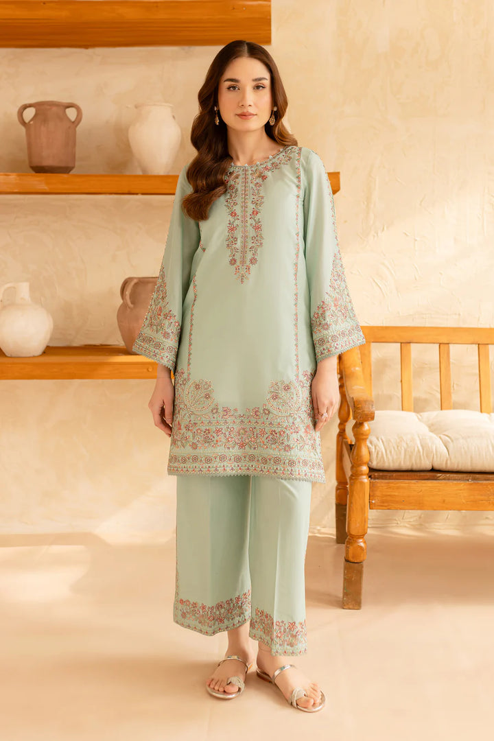 Narmaan - 2 PC Embroidered Dress
