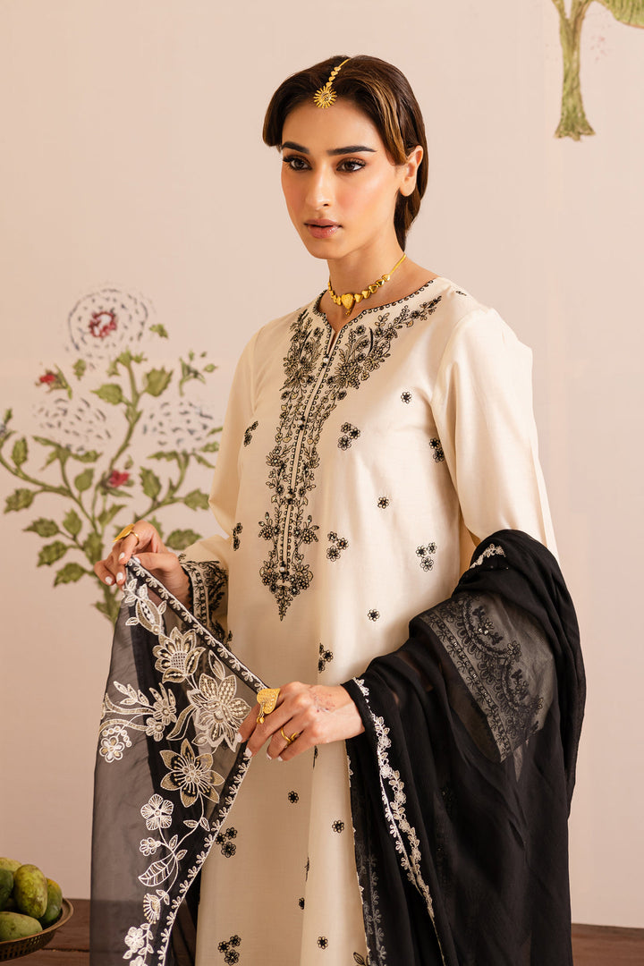 Monara - 3 PC Embroidered Dress