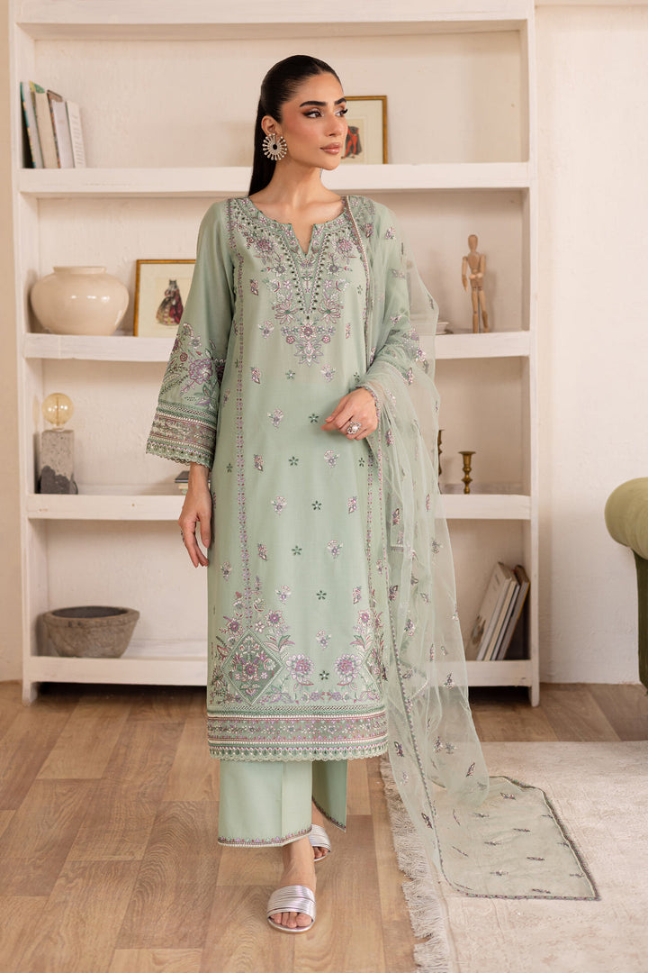 Sageen - 3 PC Embroidered Dress