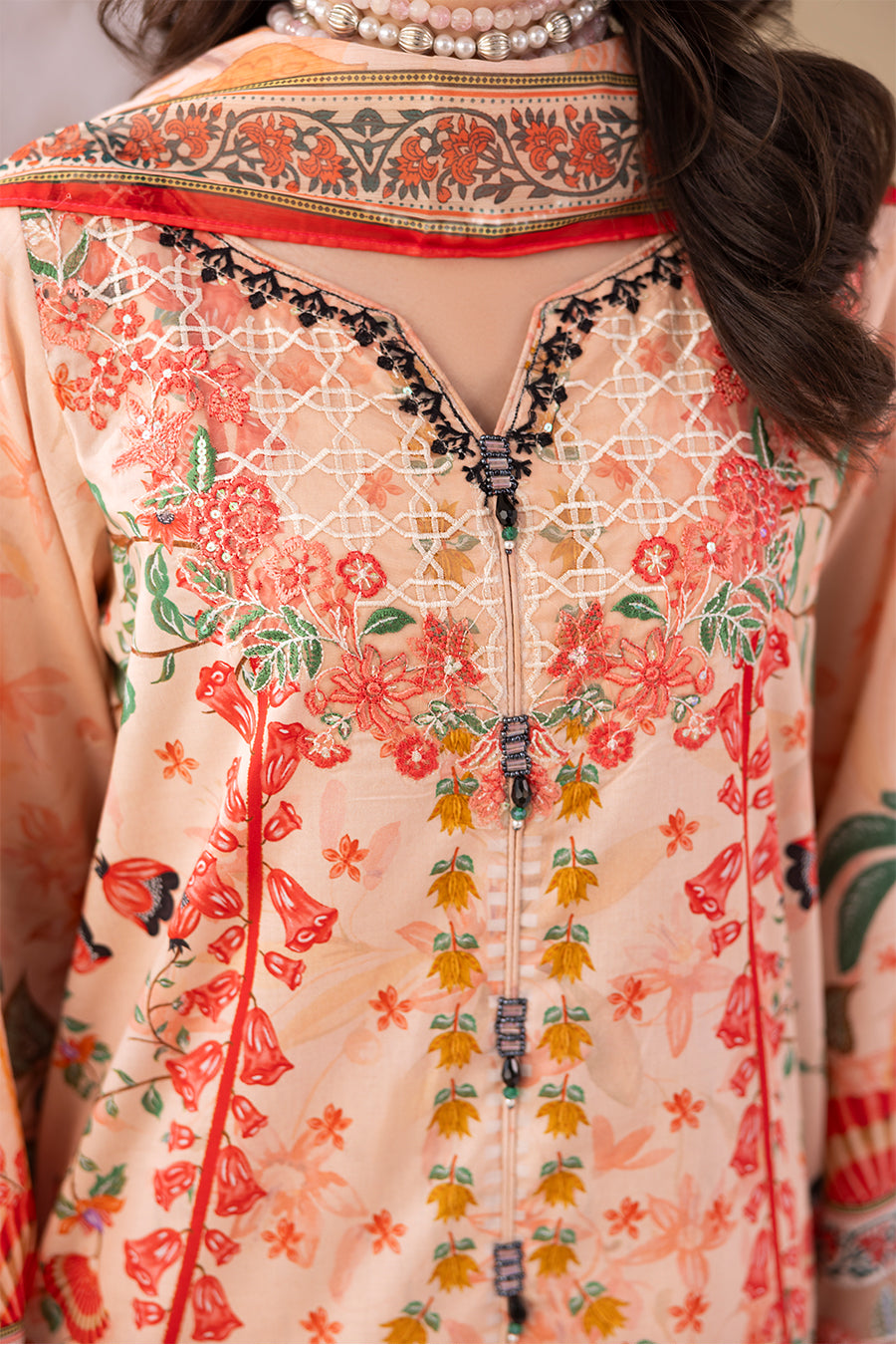 ALORA – Printed Luxury Pret (3Pcs)