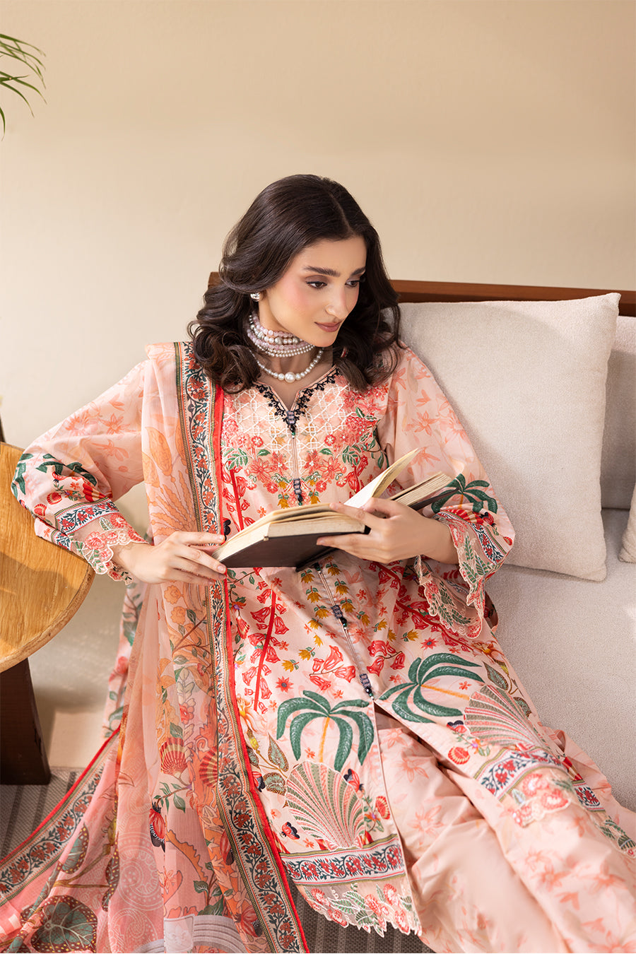 ALORA – Printed Luxury Pret (3Pcs)