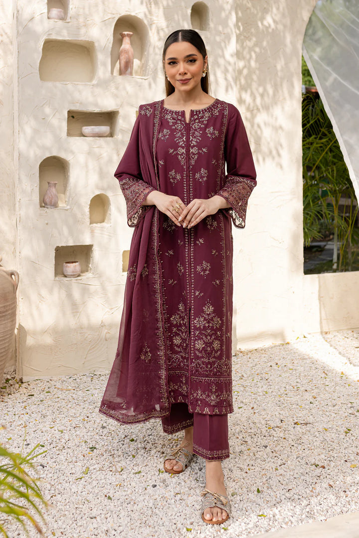 Gulsheen - 3 PC Embroidered Dress