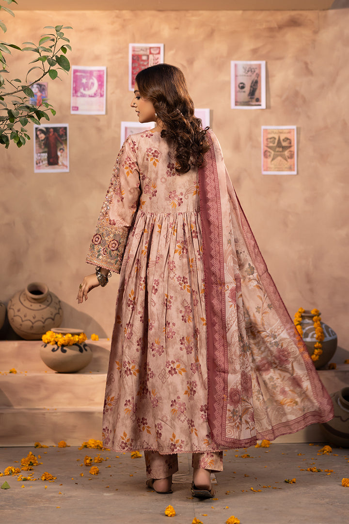 Meera - Cotton Cambric Frock (3PC)