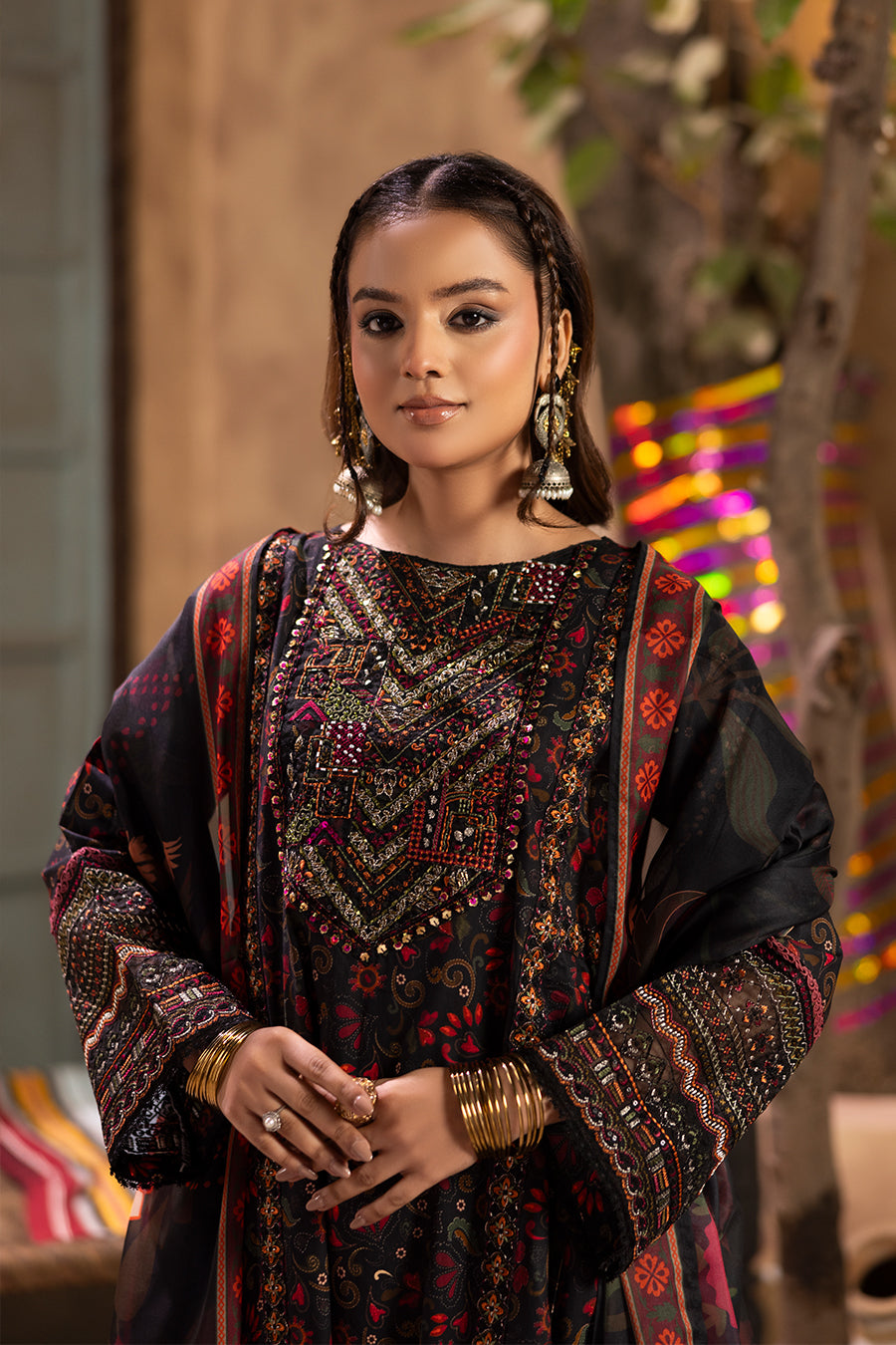 Rubab - Cotton Cambric Frock (3PC)