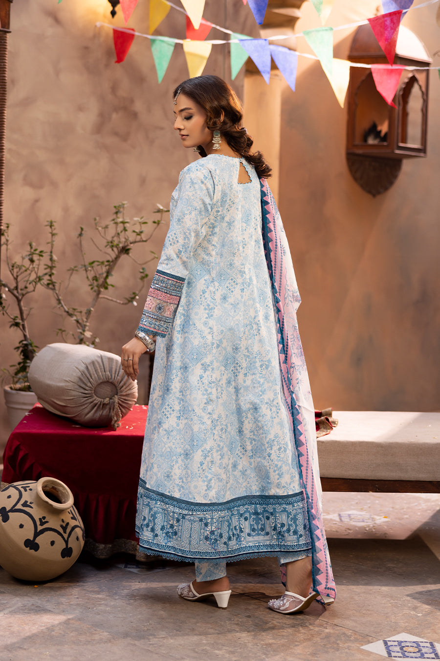 Sitara - Cotton Cambric Frock (3PC)