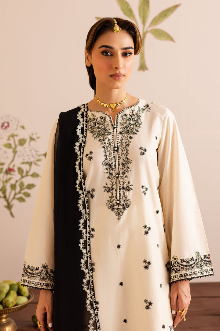 Monara - 3 PC Embroidered Dress