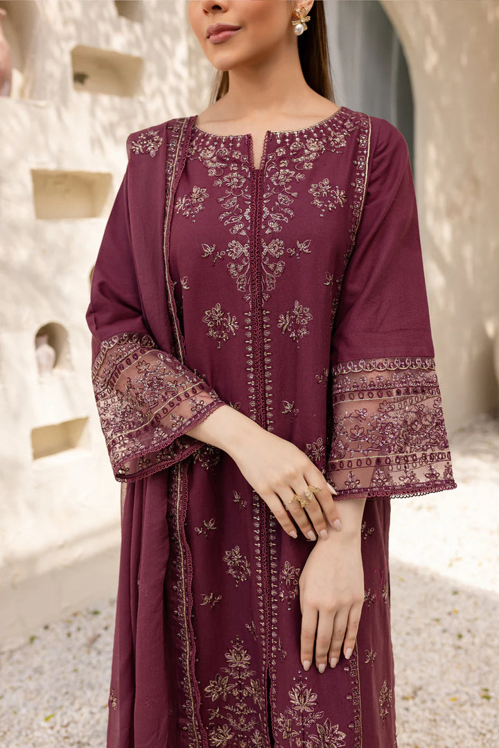 Gulsheen - 3 PC Embroidered Dress