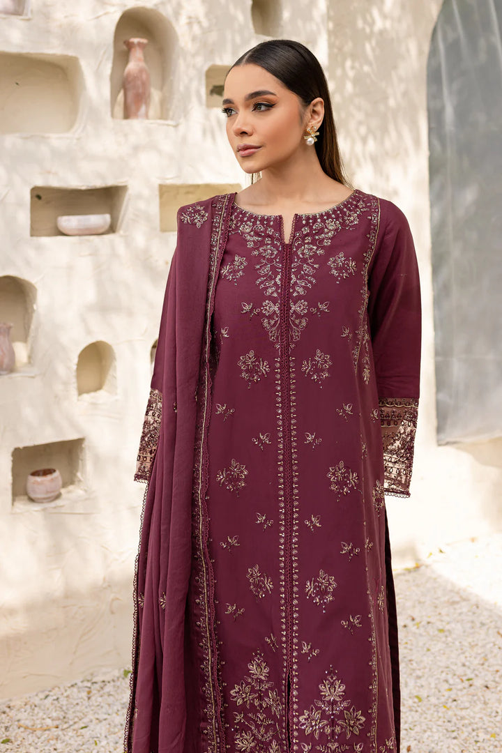 Gulsheen - 3 PC Embroidered Dress