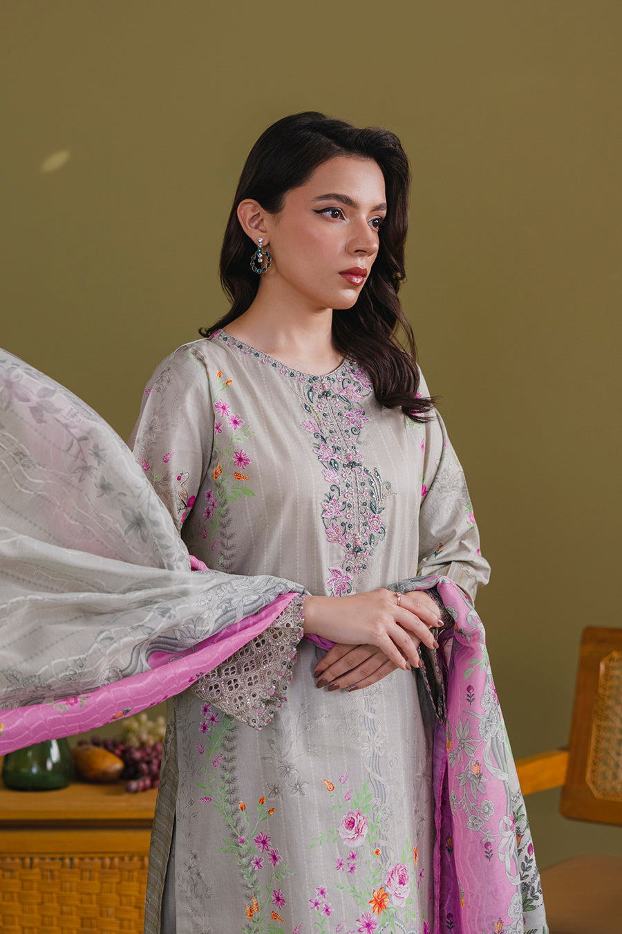Florence- Printed Luxury Pret (3Pcs)
