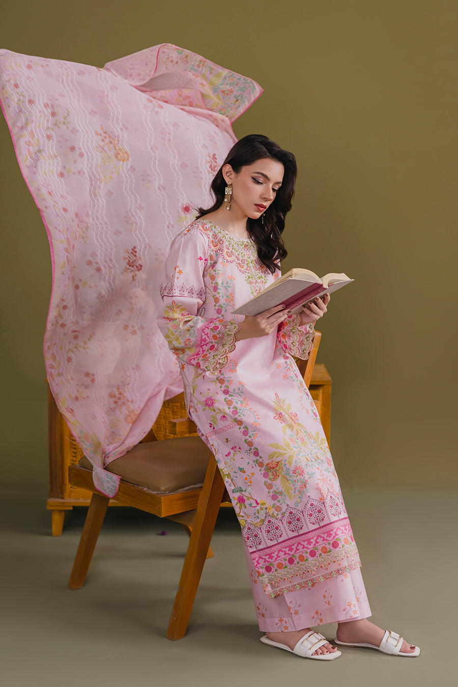 Ember - Printed Luxury Pret ( 3Pcs )