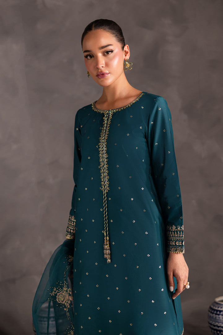 Zumar - 3 PC Embroidered Dress