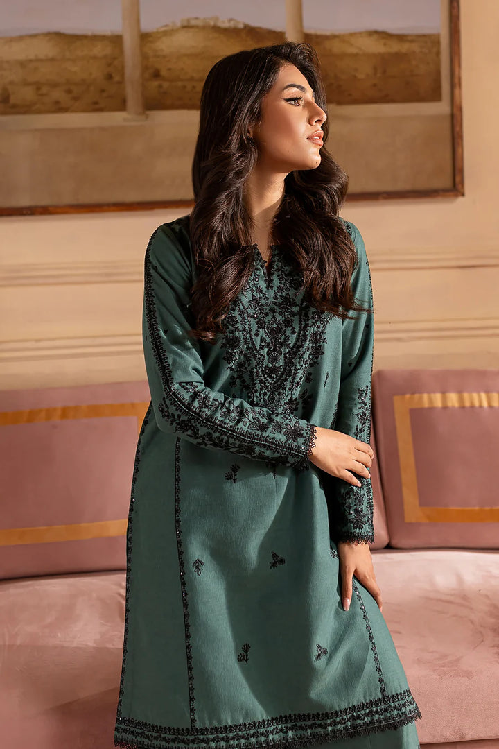 Virsa - 2 PC Embroidered Dress