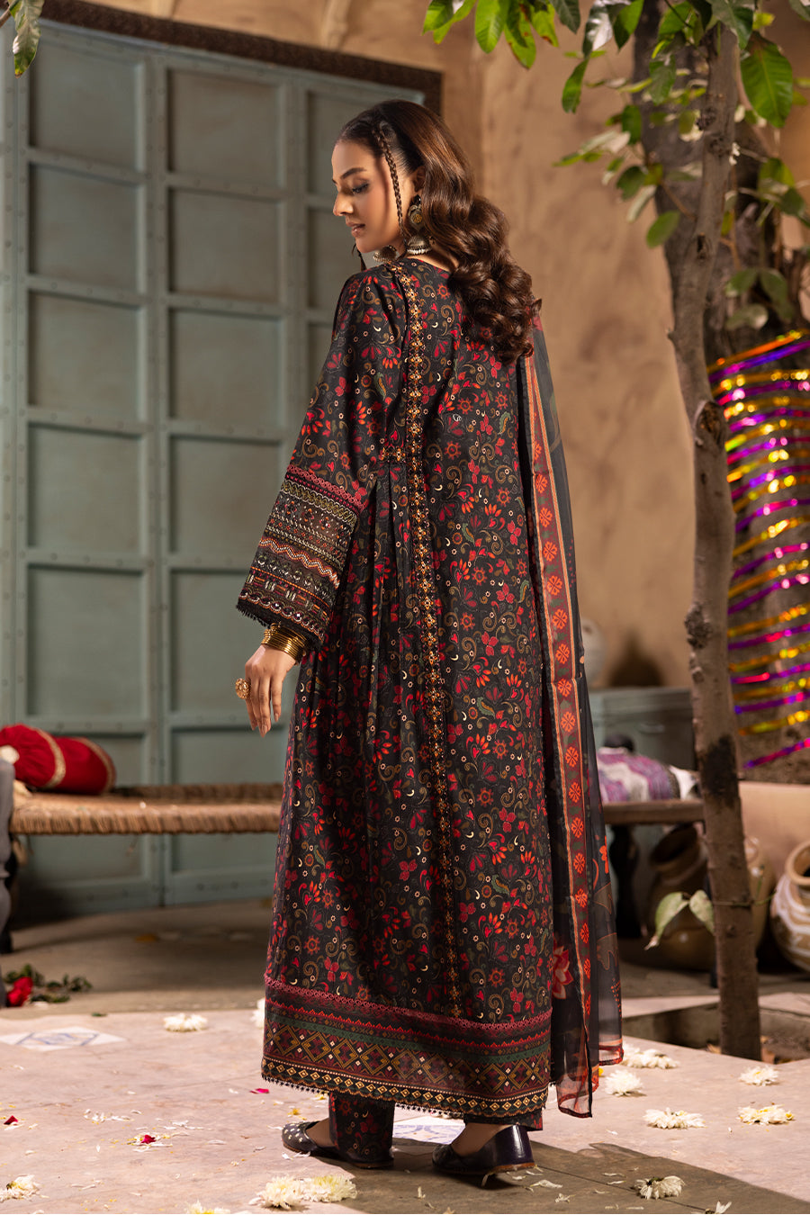 Rubab - Cotton Cambric Frock (3PC)