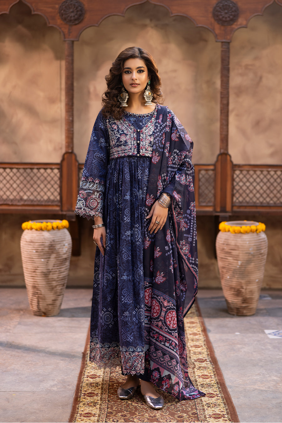 Kiran - Cotton Cambric Frock (3PC)