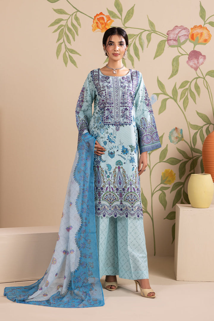 EVARA – Printed Luxury Pret (3Pcs)