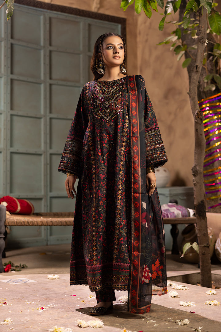 Rubab - Cotton Cambric Frock (3PC)