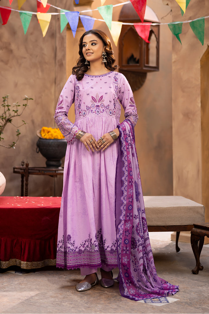 Chandni - Cotton Cambric Frock (3PC)