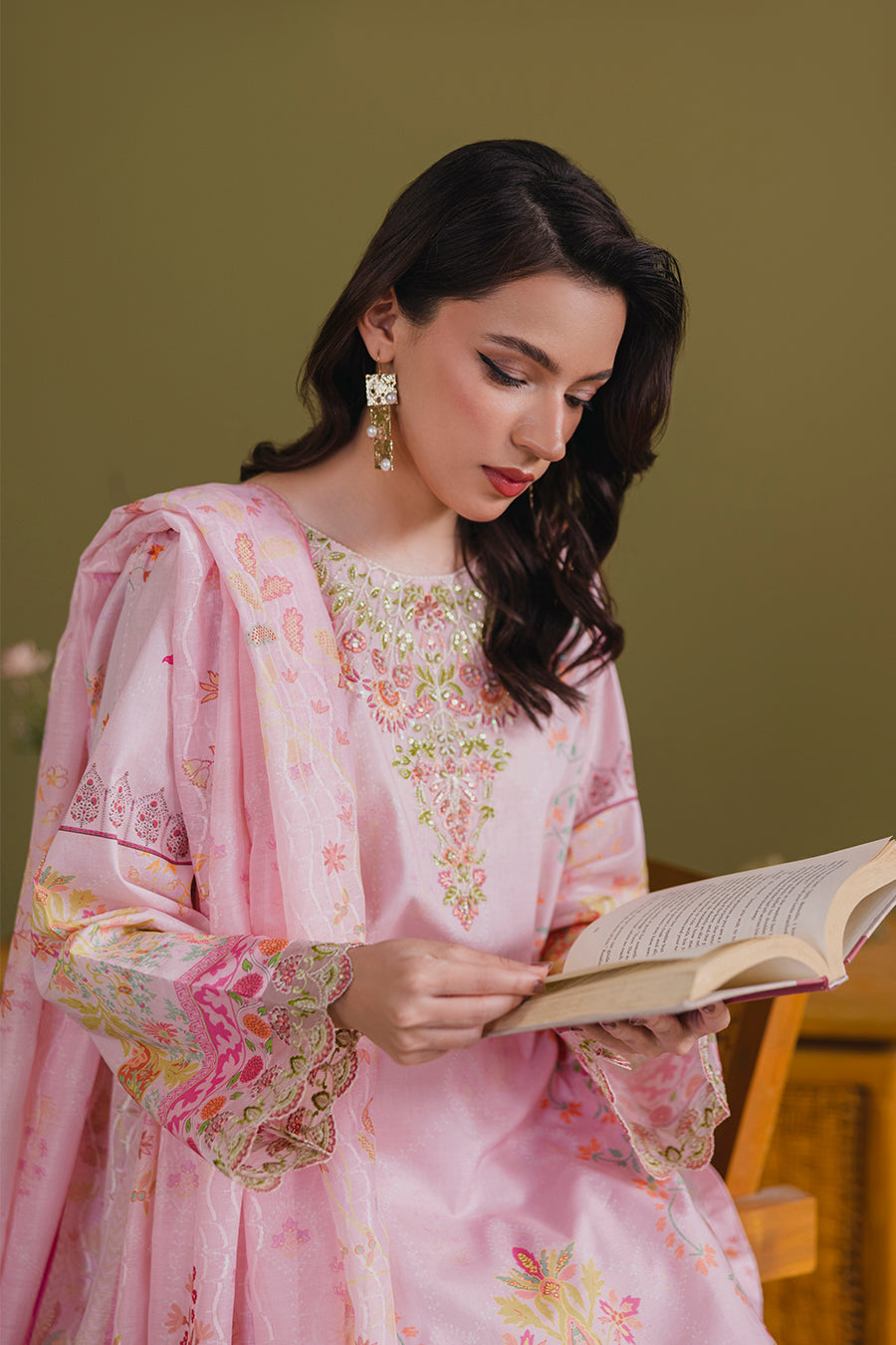 Ember - Printed Luxury Pret ( 3Pcs )