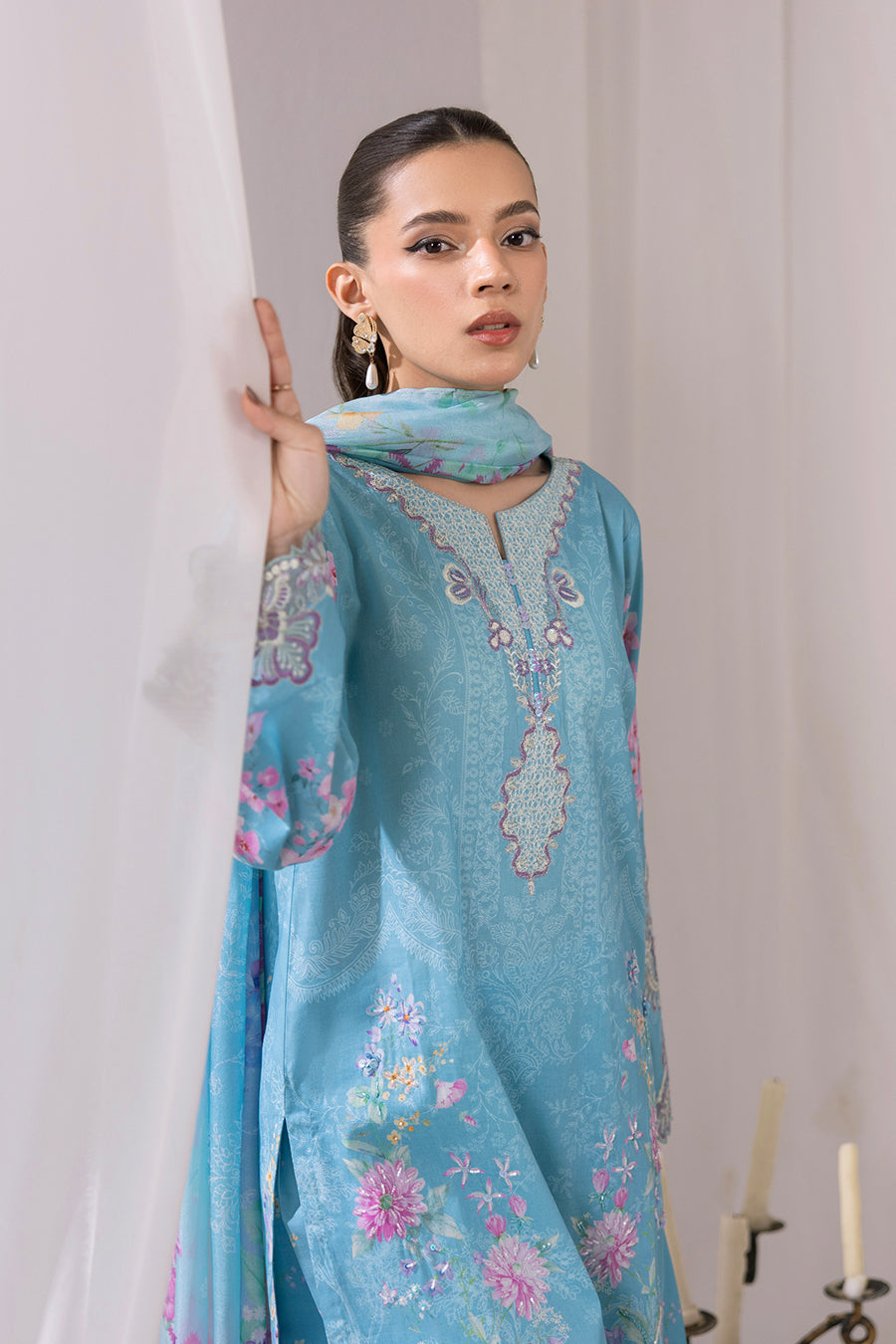 Jasmine-Printed Luxury Pret (3Pcs)