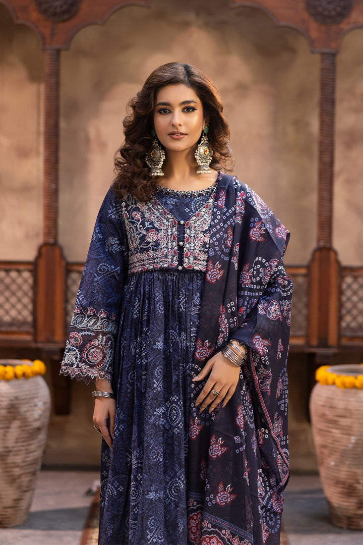 Kiran - Cotton Cambric Frock (3PC)