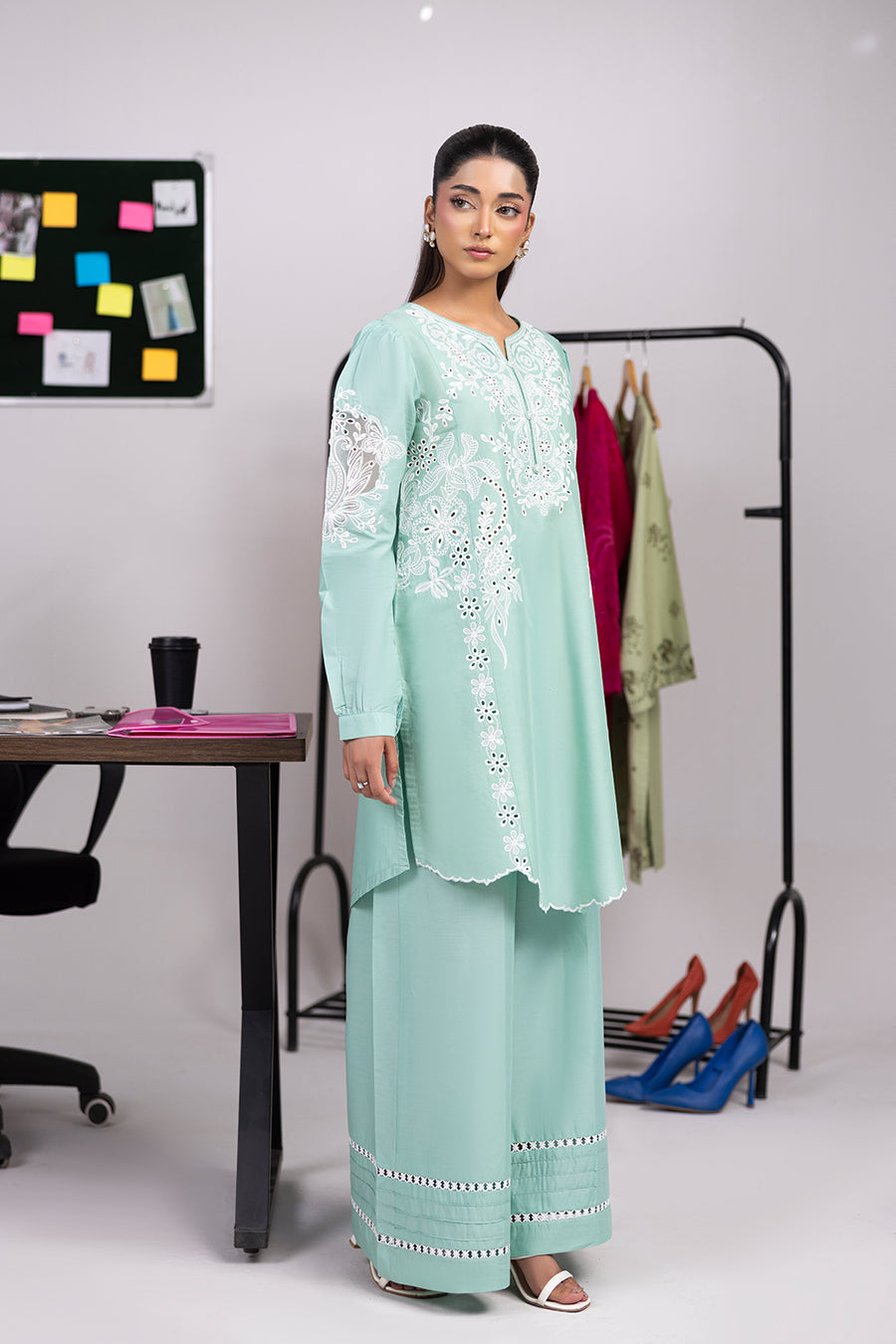 Hem Lock- Co-ord Set( 2Pcs)