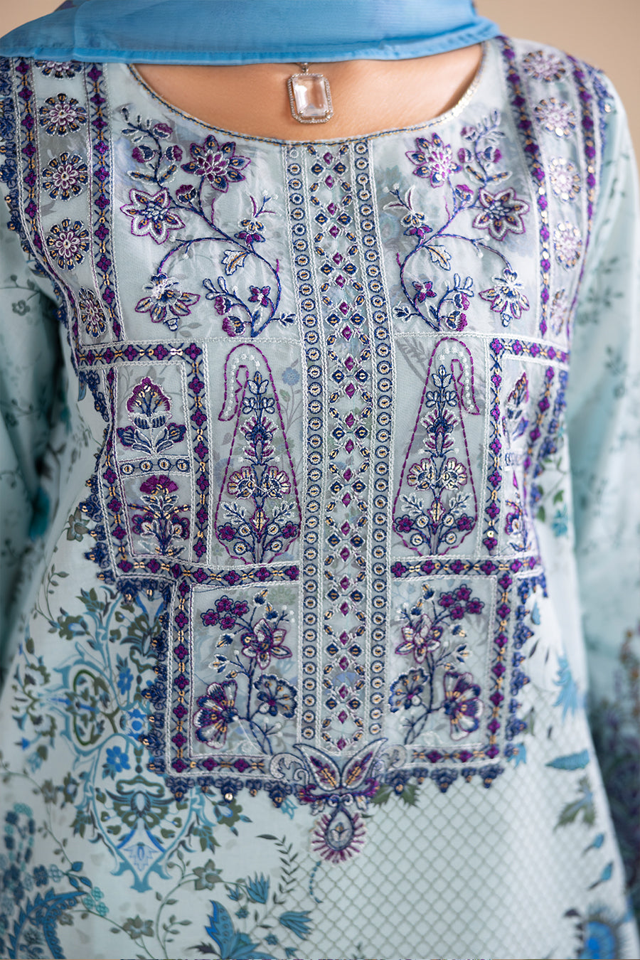 EVARA – Printed Luxury Pret (3Pcs)