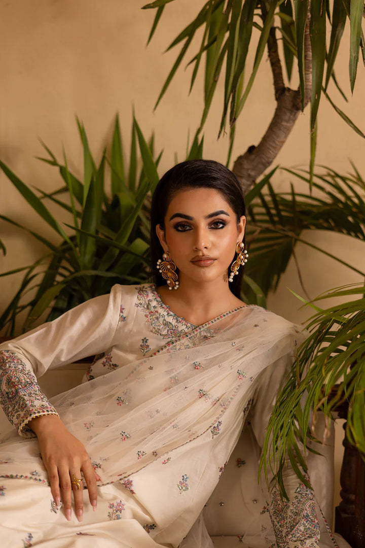 Suroor - 3 PC Embroidered Dress