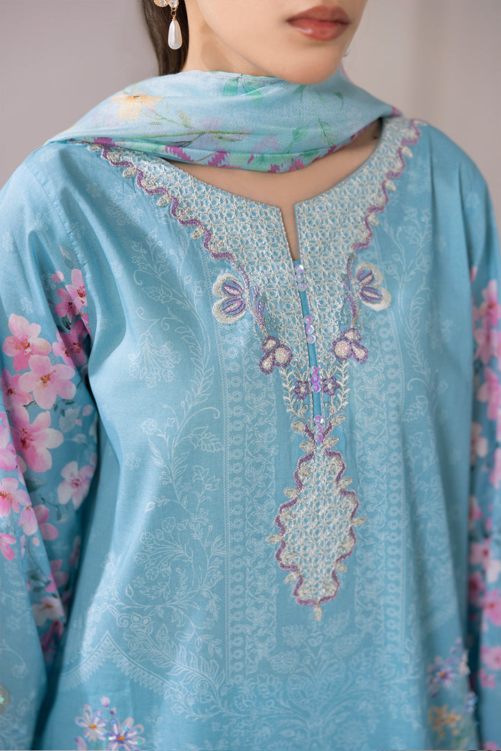 Jasmine-Printed Luxury Pret (3Pcs)
