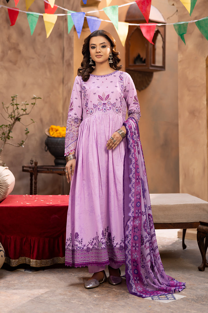 Chandni - Cotton Cambric Frock (3PC)