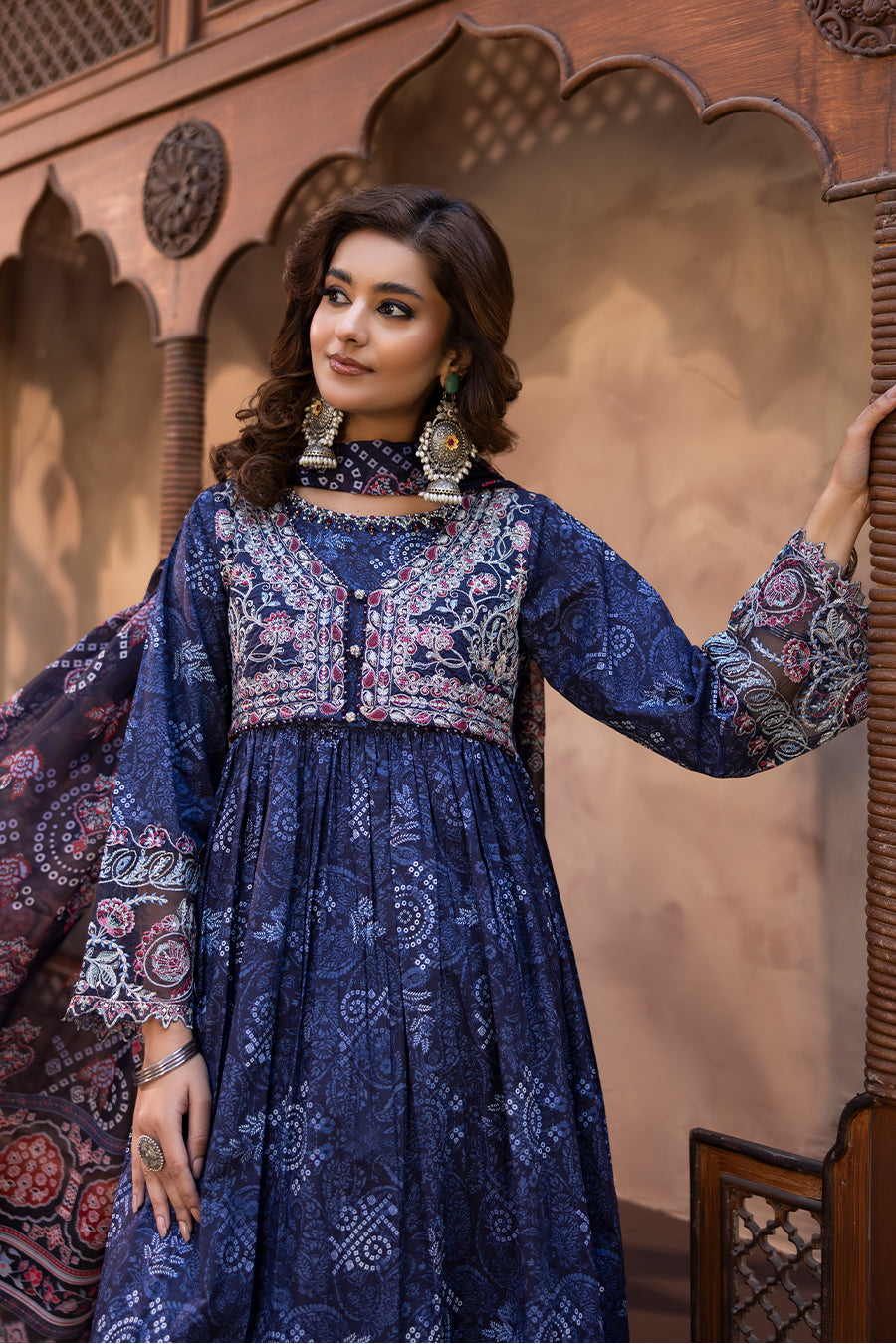 Kiran - Cotton Cambric Frock (3PC)