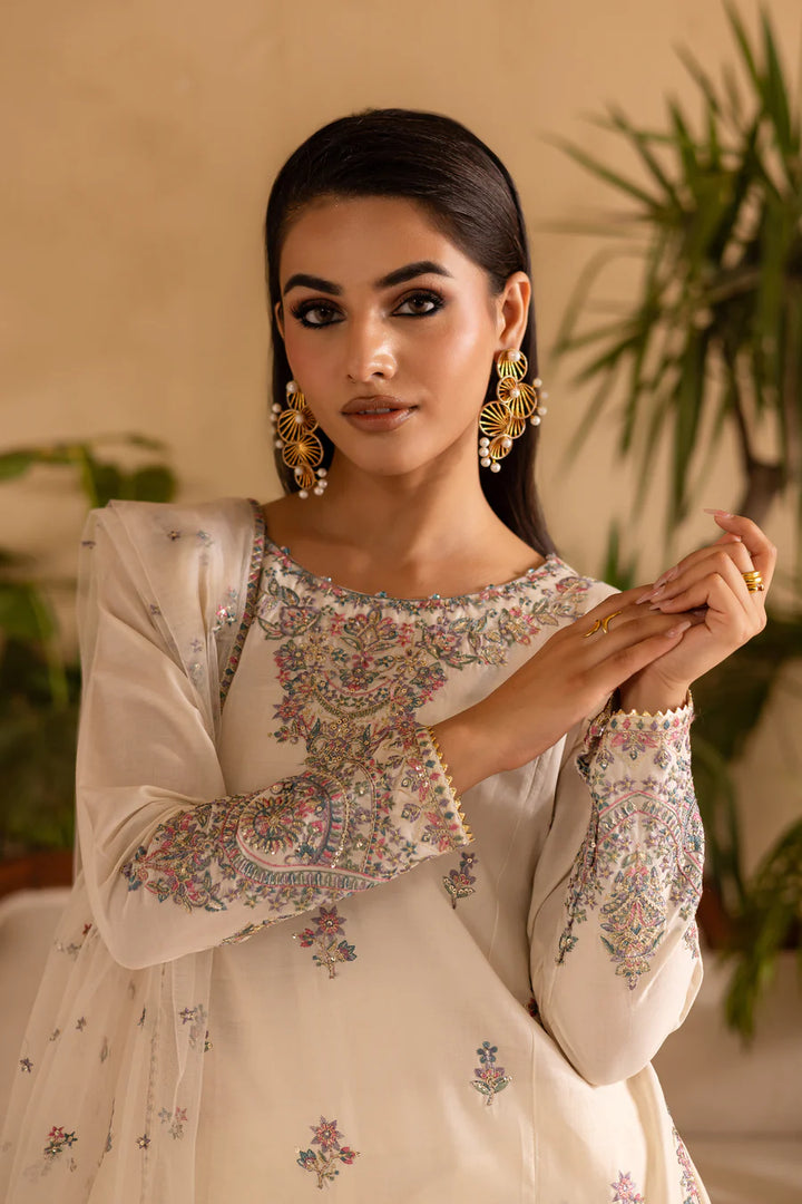 Suroor - 3 PC Embroidered Dress