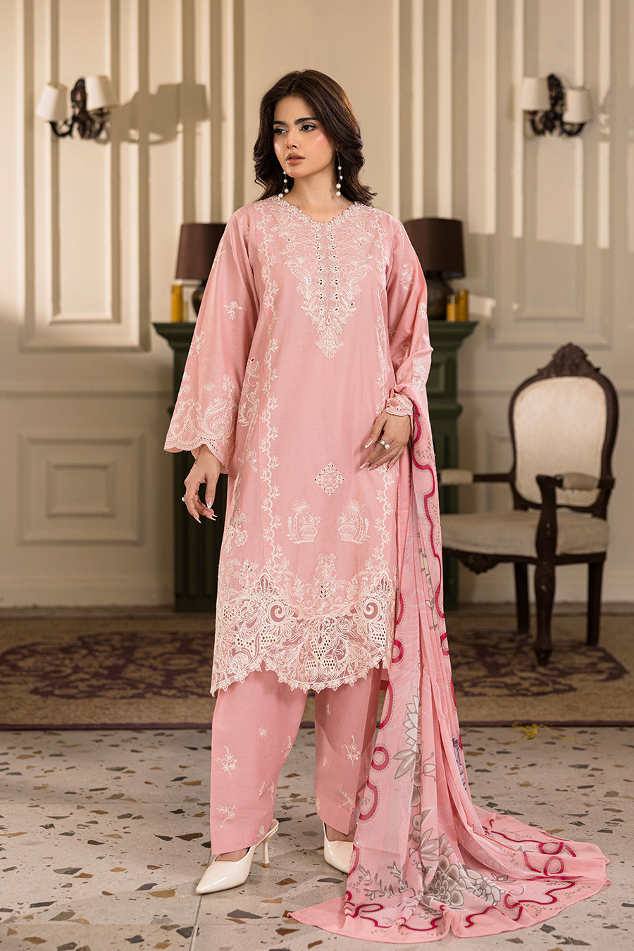 Rose Quardz- Luxury Pret (3PC)