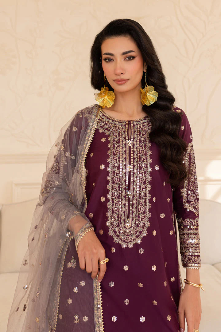 Shehnai - 3 PC Embroidered Dress