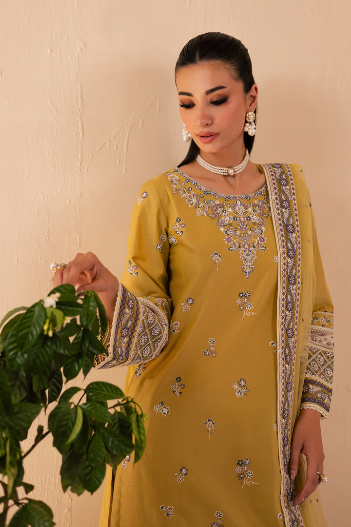 Mehwar - 3 PC Embroidered Dress