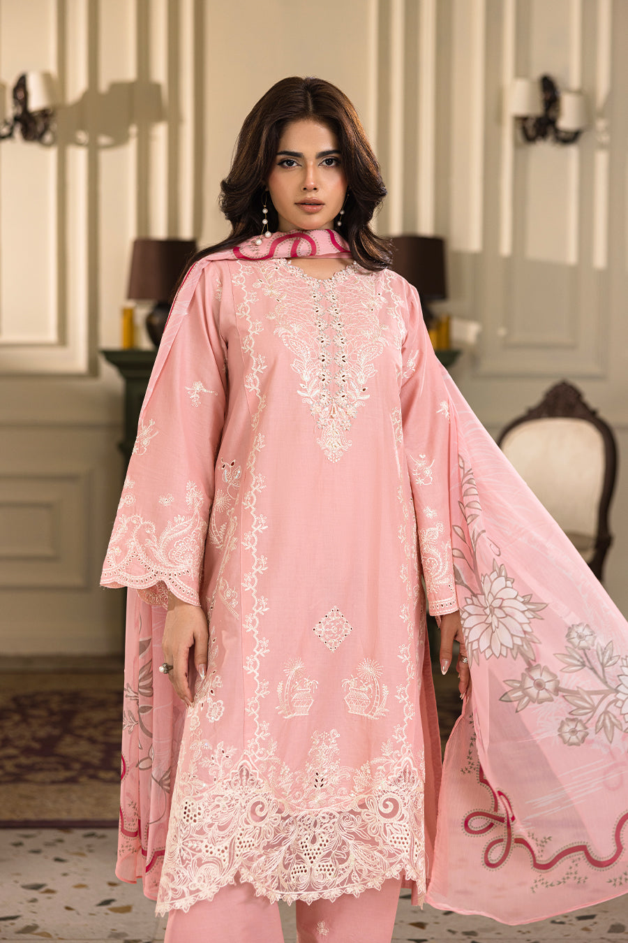 Rose Quardz- Luxury Pret (3PC)