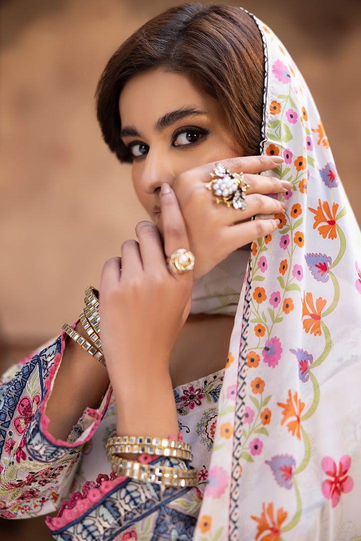 Zari - Cambric Frock (3PC)