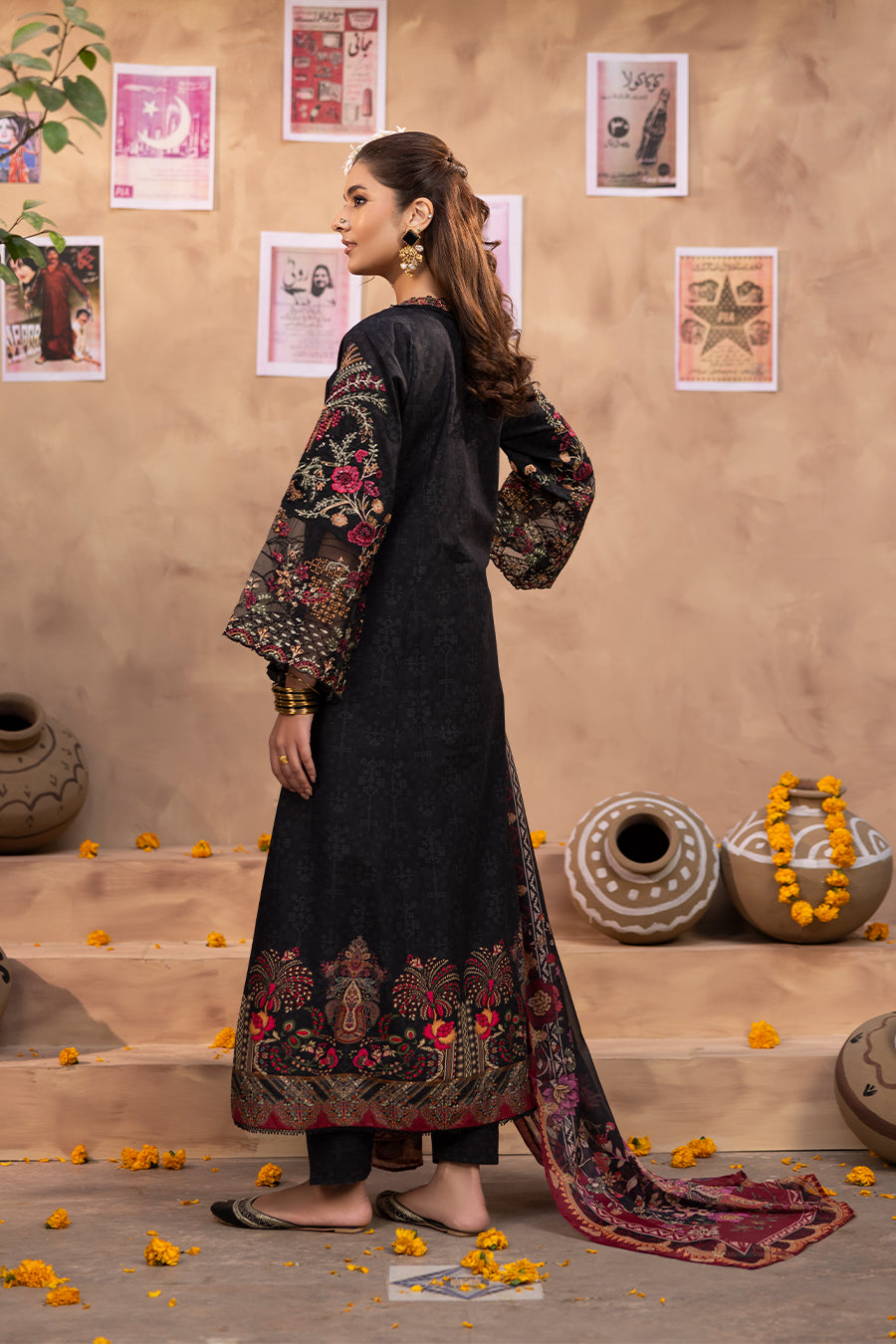 Rahi - Cotton Cambric Frock (3PC)